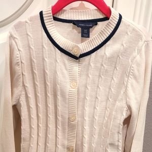Tommy Hilifiger Girls Preppy Cardigan Sweater (size 7)